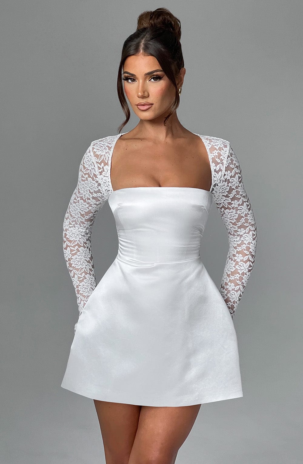 Liora Mini Dress - Ivory