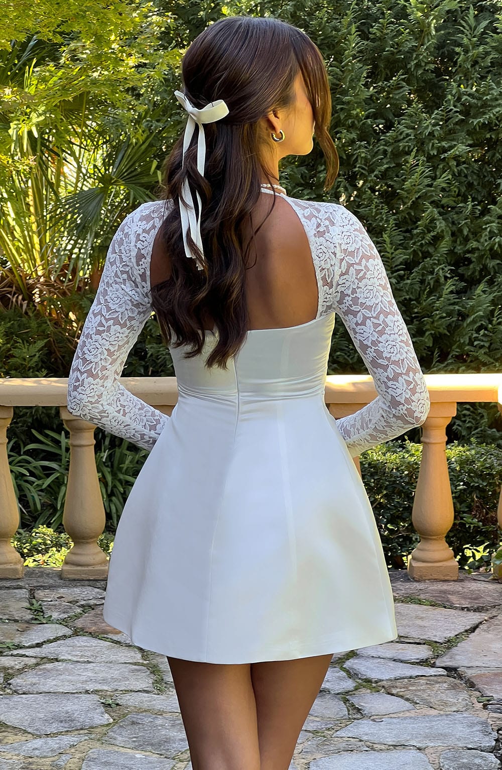 Liora Mini Dress - Ivory