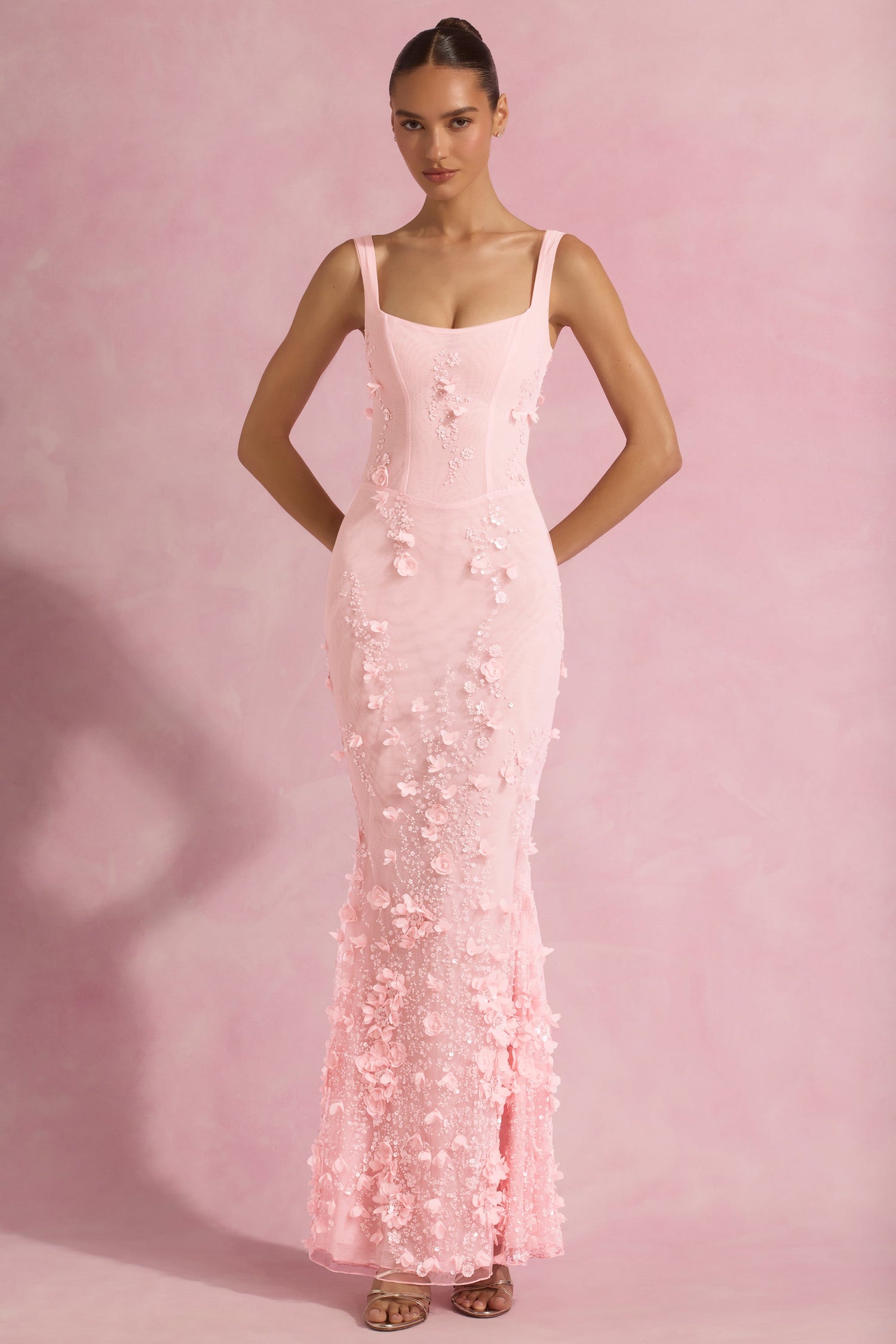 Embellished Gown Dress