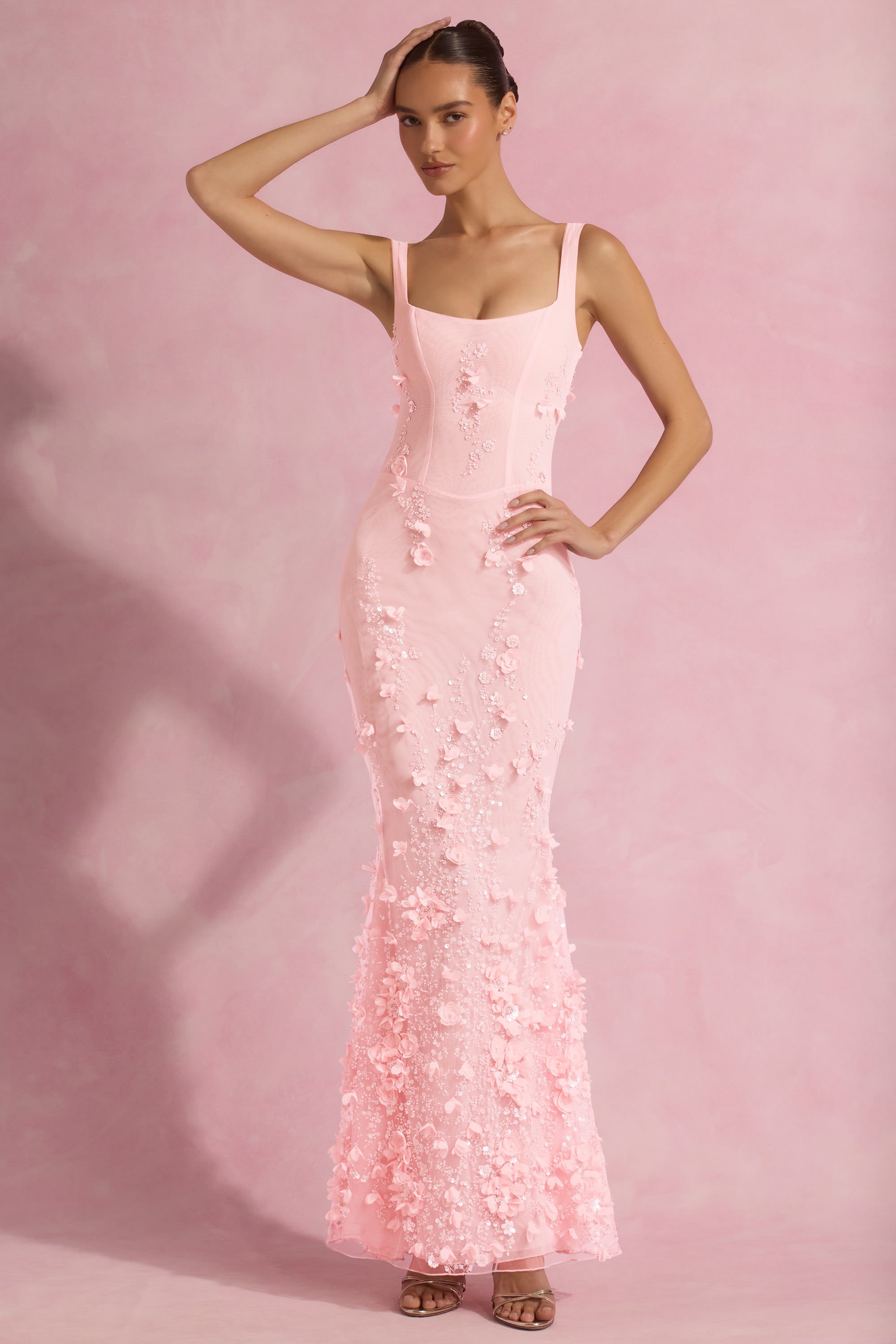 Embellished Gown Dress
