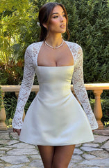 Liora Mini Dress - Ivory