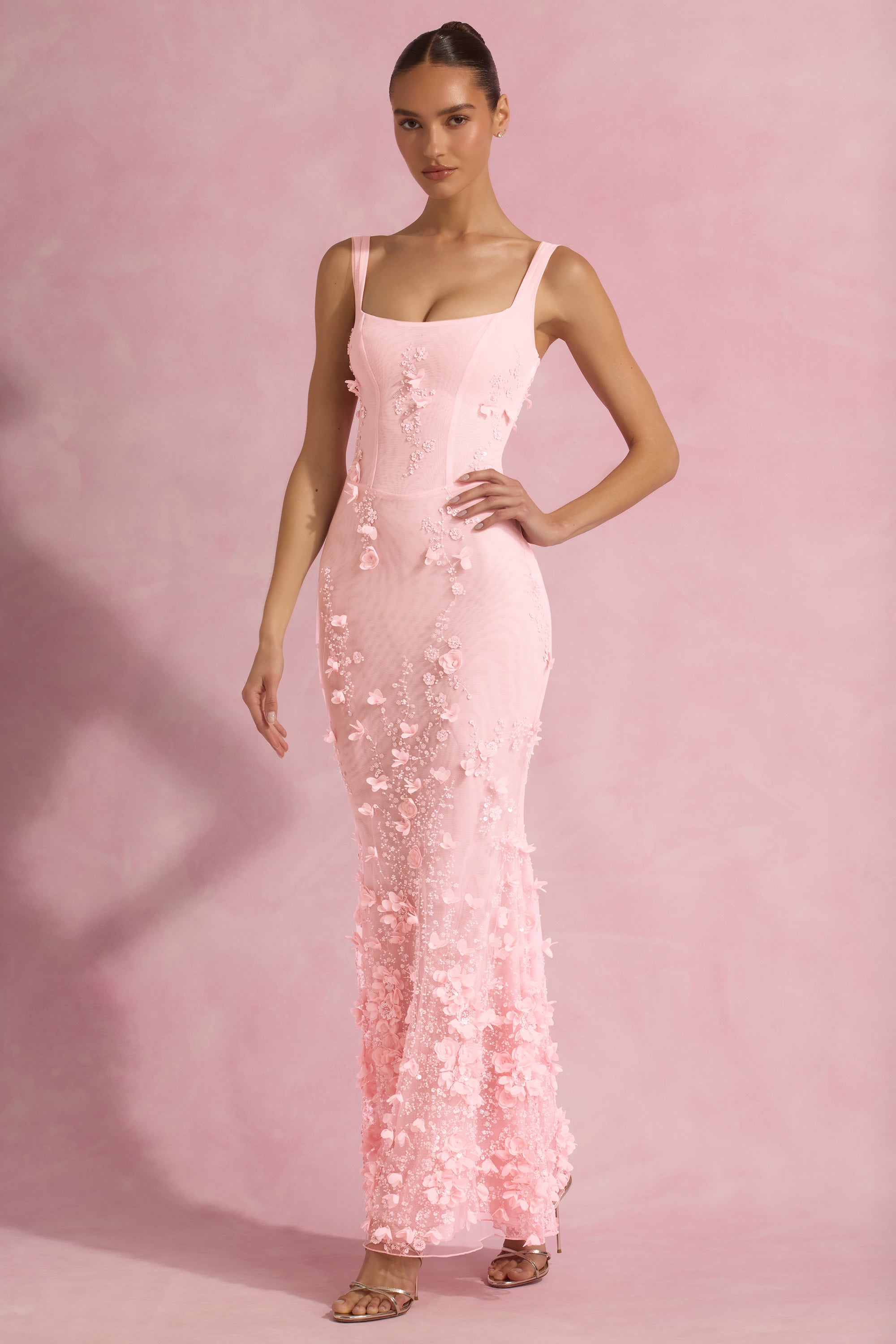 Embellished Gown Dress